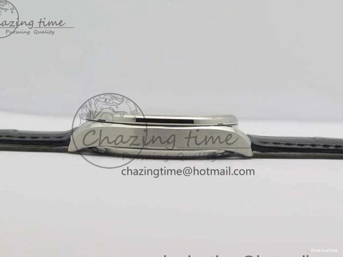 0124 AllSeason Seamaster Edizione Venezia SS Best Edition Black Dial On Leather Strap A 8122